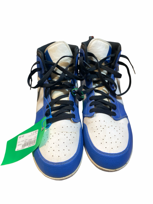 Vist Large View of Product Image Which is Used Nike JORDAN 1 MID Adult FB Cleats Royal Blue Senior 11