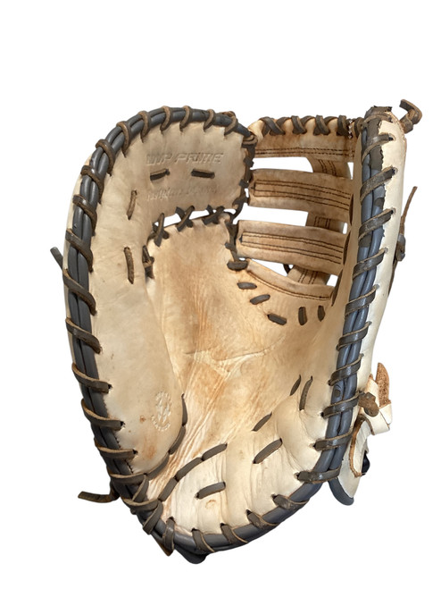 Vist Large View of Product Image Which is Used Mizuno MVP PRIME BB/SB First Base LH Throw White 13"
