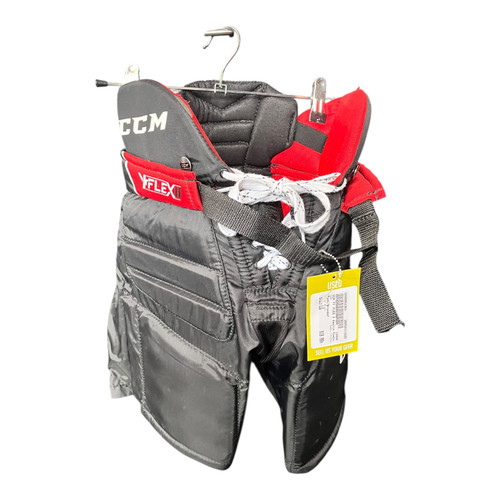 Vist Large View of Product Image Which is Used CCM YTFLEX2 Youth Goalie Pant Black LG