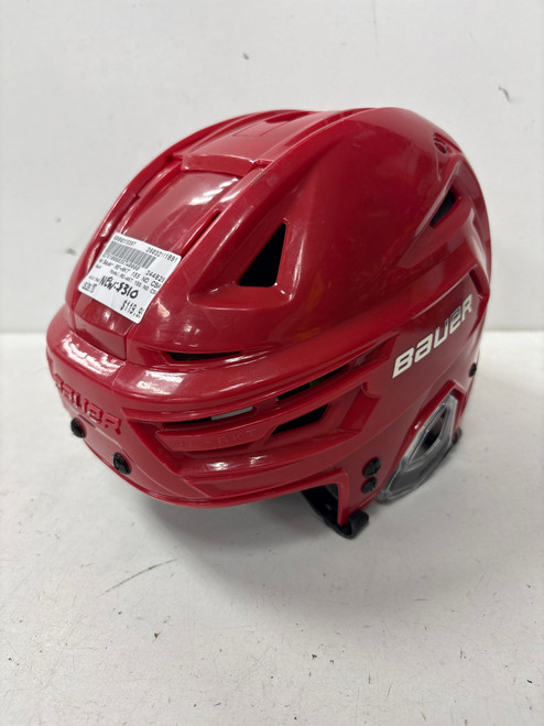 Vist Large View of Product Image Which is Used Bauer RE-AKT 155 NO CSA Hockey Helmet Only Red MD (new= $310)