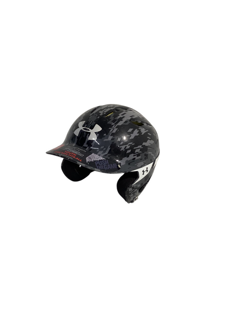 Vist Large View of Product Image Which is Used Under Armour BATTING HELMET Batting Helmet No Mask Black SM
