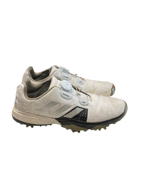 Vist Large View of Product Image Which is Used Adidas Jr Golf Shoes White Junior 06.5