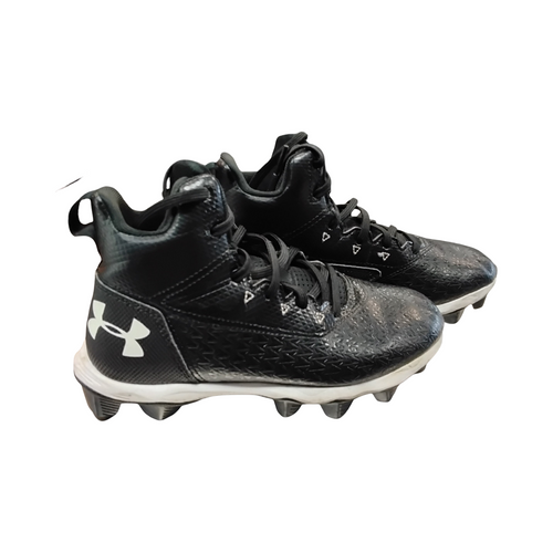 Vist Large View of Product Image Which is Used Under Armour HAMMER Jr FB Cleats Black Junior 03
