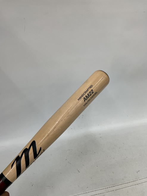 Vist Large View of Product Image Which is Used Marucci AM22 YOUTH MODEL BB/SB Wood Bat 30"