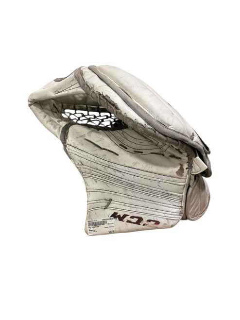 Vist Large View of Product Image Which is Used CCM PREMIER Senior Goalie Catcher White