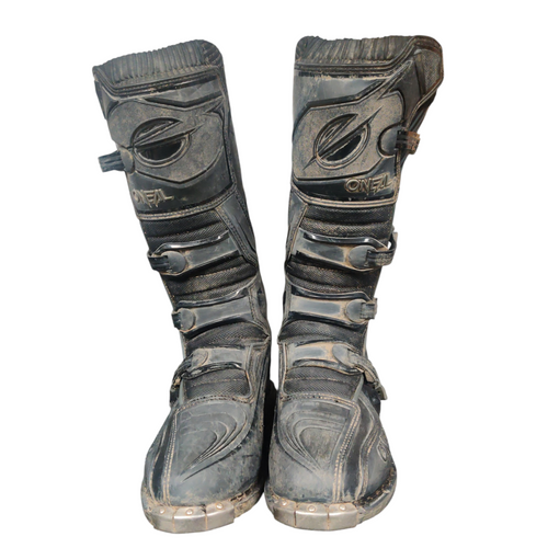 Vist Large View of Product Image Which is Used Oneal ELEMENT MODEL 0332 Mens Motocross Boots Black Senior 12