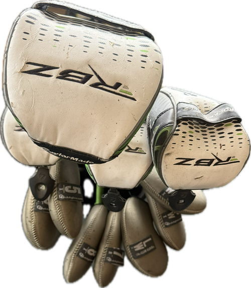 Vist Large View of Product Image Which is Used Taylormade RBZ Mens Package Set RH Silver 13 Piece