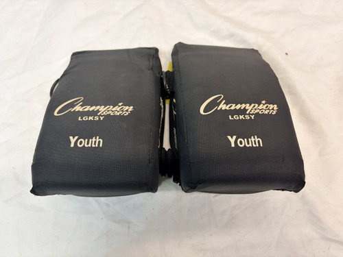 Vist Large View of Product Image Which is Used Champion Sports LGKSY BB/SB Catchers Knee Savers Black