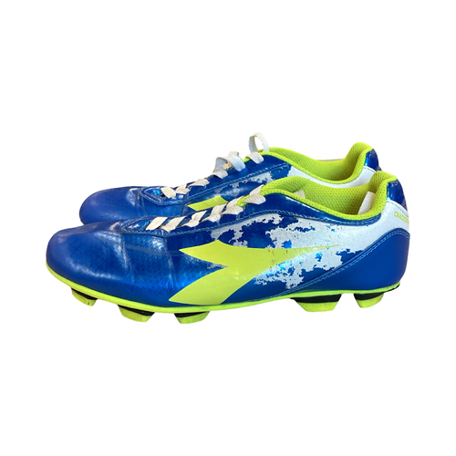 Vist Large View of Product Image Which is Used Diadora Soccer Cleats Royal Blue Junior 05