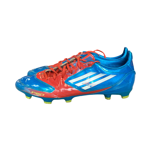 Vist Large View of Product Image Which is Used Adidas Soccer Cleats Royal Blue Senior 11