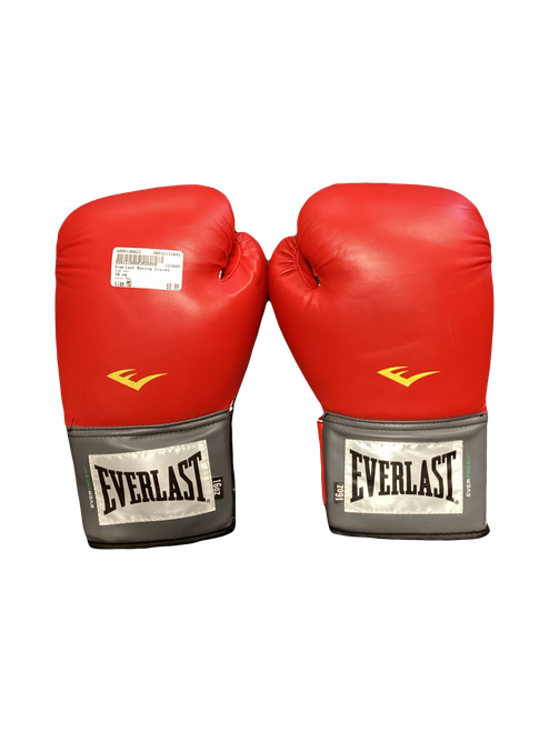 Vist Large View of Product Image Which is Used Everlast Boxing Gloves Red MD