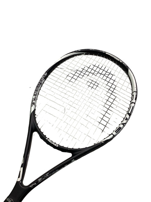 Vist Large View of Product Image Which is Used Head TI. ECLIPSE Adult Tennis Racquet Black 4 1/2"