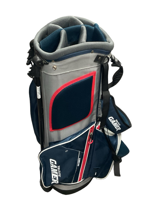 Vist Large View of Product Image Which is Used Top Flite GAMER Mens Stand Bag Black