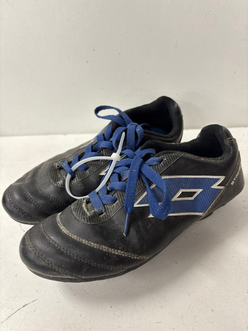 Vist Large View of Product Image Which is Used Lotto STRIKER Soccer Cleats Black Junior 05