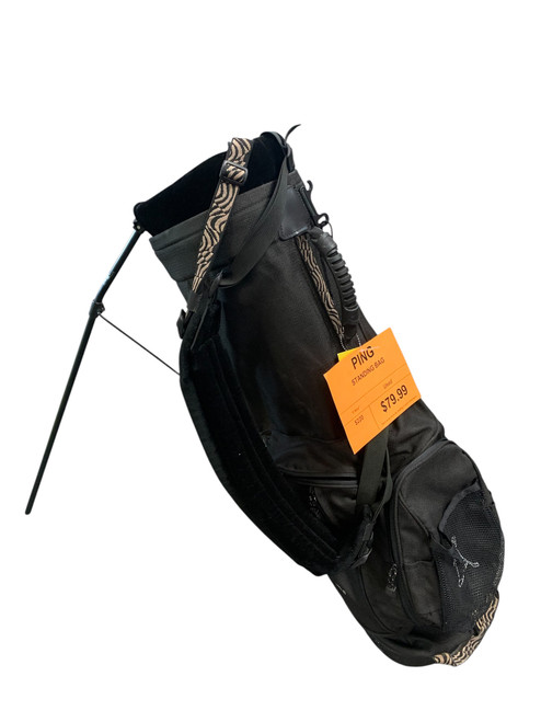Vist Large View of Product Image Which is Used Ping STAND BAG BLK Mens Stand Bag Black