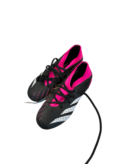 Vist Large View of Product Image Which is Used Adidas Soccer Cleats Black Junior 02