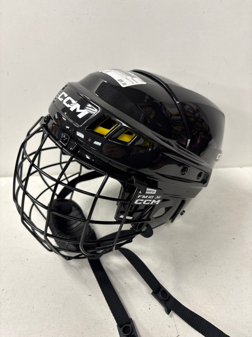Vist Large View of Product Image Which is Used CCM XT10 Helmet Cage Combo Black MD