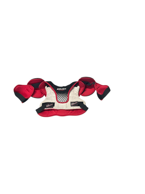 Vist Large View of Product Image Which is Used Bauer LIL ROOKIE Youth Shoulder Pads LG