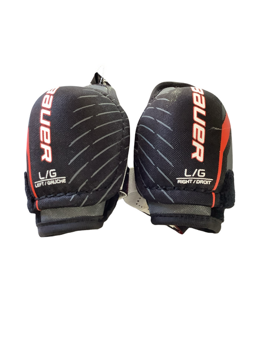 Vist Large View of Product Image Which is Used Bauer LIL SPORTS Youth Elbow Pads SM