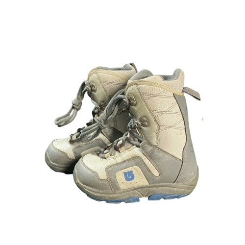 Vist Large View of Product Image Which is Used Burton MOTO KIDS Boys Snowboard Boots Grey Junior 02