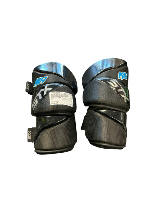 Vist Large View of Product Image Which is Used STX IMPACT ARM PADS Lacrosse Arm Pads/Guards Black SM