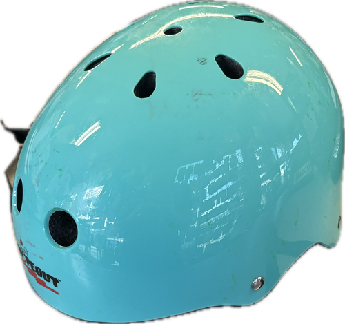 Vist Large View of Product Image Which is Used YOUTH SIZE 20.5-22IN Skateboard Helmet Teal One Size