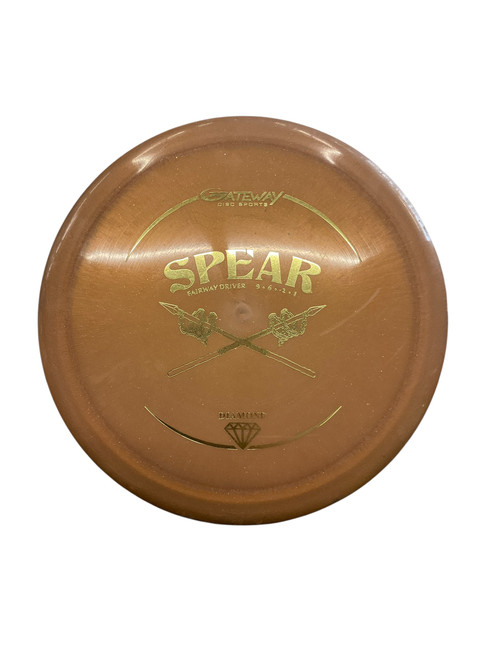 Vist Large View of Product Image Which is Used Gateway SPEAR DIAMOND Disc Golf Driver Beige