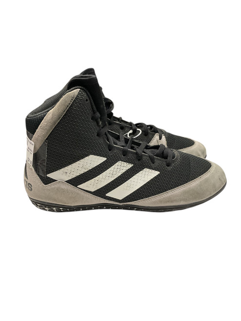 Vist Large View of Product Image Which is Used Adidas Wrestling Shoes Grey Senior 8.5