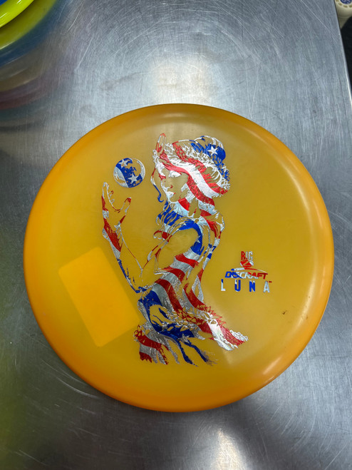 Vist Large View of Product Image Which is Used Discraft BIG Z LUNA Disc Golf Putter Gold