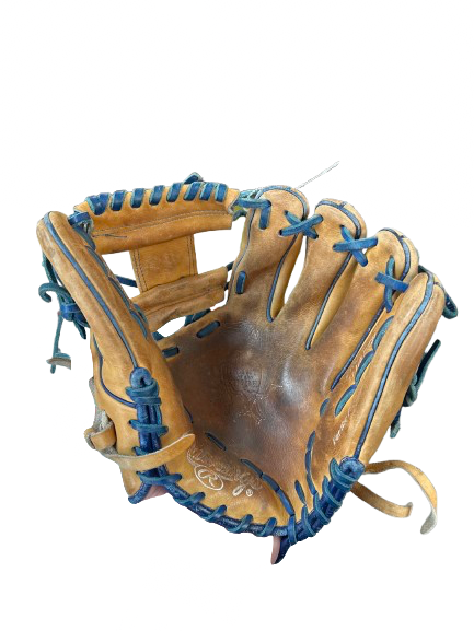 Vist Large View of Product Image Which is Used Rawlings PRO GRADE BB/SB Glove RH Throw Brown 11 1/2"