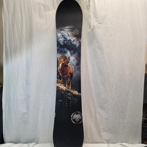 Vist Large View of Product Image Which is Used Never Summer WEST RAM Mens Snowboard Only Grey 164 cm