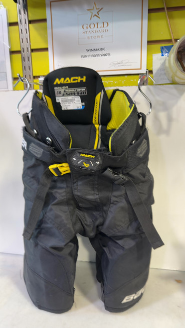 Vist Large View of Product Image Which is Used Bauer MACH Junior Pant Black MD