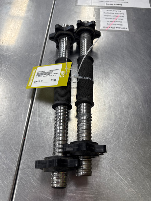 Vist Large View of Product Image Which is Used Dumbbell Handle 12"