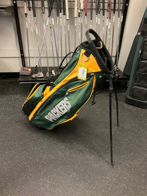 Vist Large View of Product Image Which is Used PACKERS STAND BAG Mens Stand Bag Green