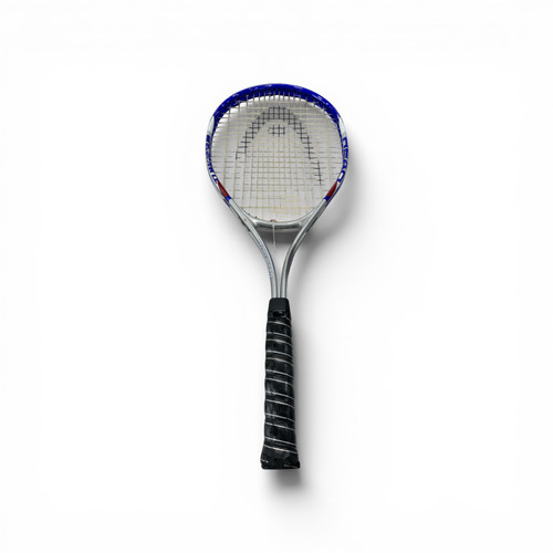 Vist Large View of Product Image Which is Used Head Ti Magnesium Tennis Racquet Royal Blue 4 1/2" Grip, full length