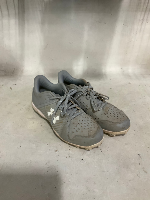 Vist Large View of Product Image Which is Used Under Armour 6 BB CLEATS BB/SB Cleats Grey Senior 6