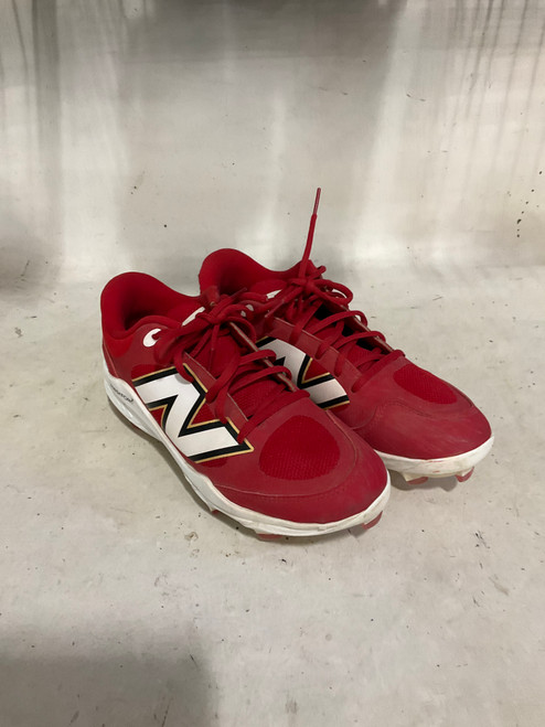 Vist Large View of Product Image Which is Used New Balance 8.5 BB CLEATS BB/SB Cleats Red Senior 8.5