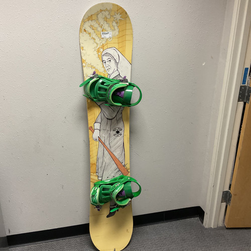 Vist Large View of Product Image Which is Used DC Shoes PBJ Mens Board/Bindings Yellow 157 cm