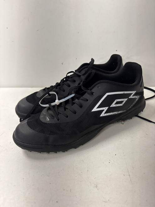Vist Large View of Product Image Which is Used Lotto BLITZ 2.0 Soccer Turf Shoes Black Senior 10.5