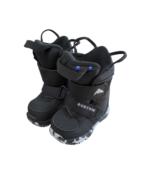 Vist Large View of Product Image Which is Used Burton GROM BOA Boys Snowboard Boots Black Junior 01