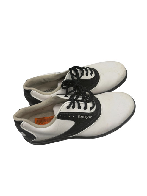 Vist Large View of Product Image Which is Used Foot Joy Mens Golf Shoes White Senior 9
