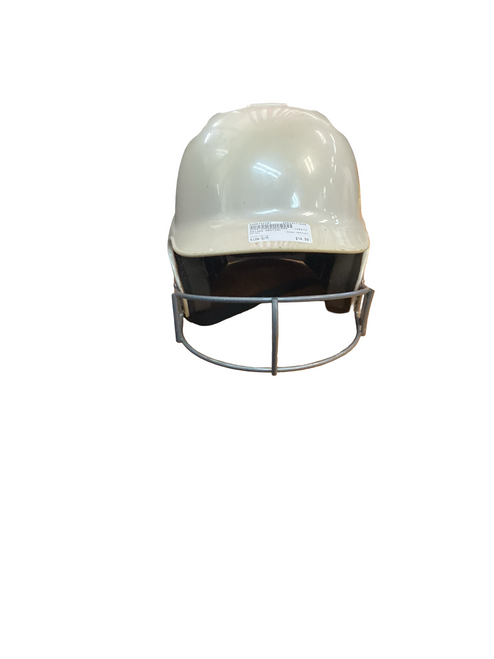 Vist Large View of Product Image Which is Used Adidas DESTINY Batting Helmet w/Mask White S/M
