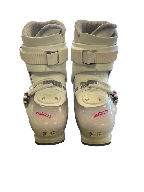 Vist Large View of Product Image Which is Used Dalbello GAIA Girls DH Ski Boot White 215 MP - J03