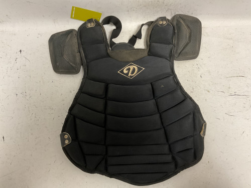 Vist Large View of Product Image Which is Used Diamond DCP-PRO Catchers Chest Protector Black Adult