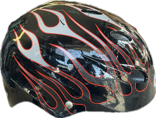 Vist Large View of Product Image Which is Used Bell FLAMES Bike Helmet Black LG