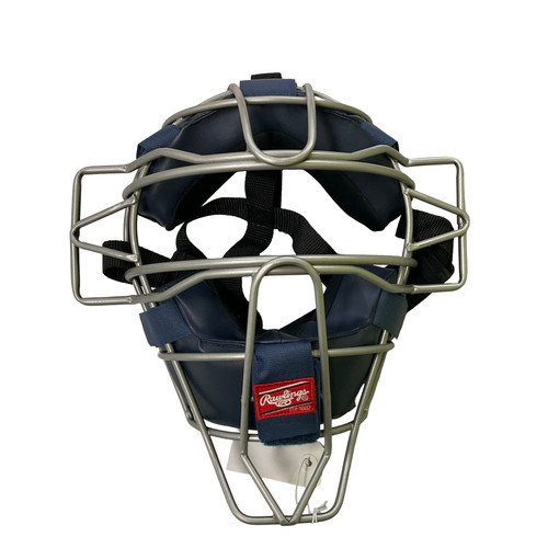 Vist Large View of Product Image Which is Used Rawlings LWMX2 Catchers Mask Navy Blue