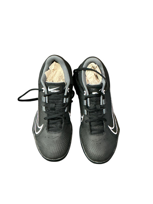 Vist Large View of Product Image Which is Used Nike W HYPERDIAMOND 4 PRO MCS BB/SB Cleats Black Youth 07.5