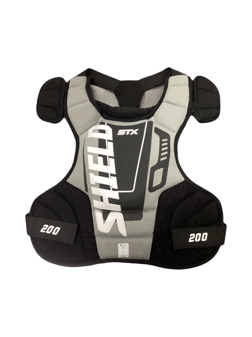 Vist Large View of Product Image Which is Used STX SHIELD 200 LAX Goalie Chest M Black MD