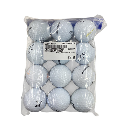 Vist Large View of Product Image Which is Used SRIZUNOWAY DOZEN 12 Pack - Golf Balls