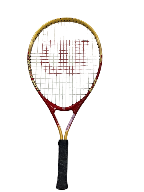 Vist Large View of Product Image Which is Used Wilson Junior Tennis Racquet Red 23"